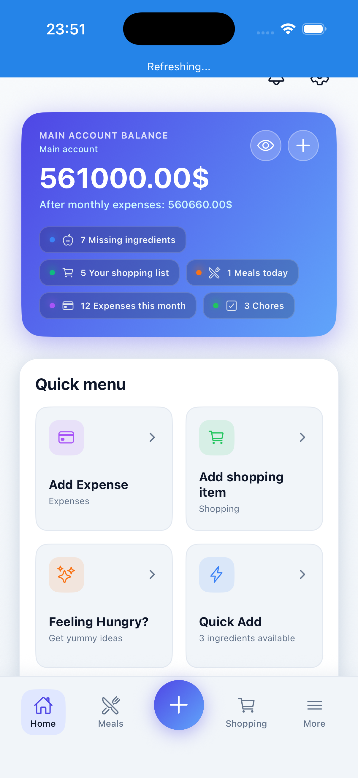 Household Dashboard 1
